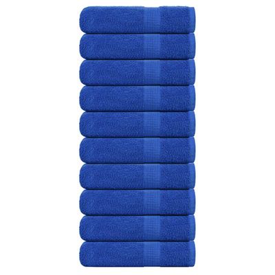 vidaXL Sprchové osušky FROGN 10 ks modré 70x140 cm 360 g/m²