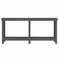vidaXL Pracovná lavica sivá 180x50x80 cm masívna borovica