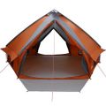 vidaXL Teepee stan pre 10 osôb 10 osoba Šedá a oranžová