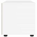 vidaXL TV skrinka „VISNES“ biela 100x40x38 cm, drevo