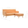 vidaXL Pohovka v tvare L, látkový poťah 171,5x138x81,5 cm, oranžová