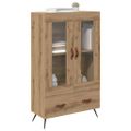 vidaXL Highboard Remeselný dub 69,5 x 31 x 115 cm