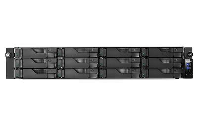 Asustor NAS AS6512RD/RAIL KIT / 12x 2,5"/3,5" SATA III/ Atom C3538 2,1GHz/ 8GB/ 2x1GbE+ 2x2.5GbE/ 4x USB 3.0/ red. zdroj Sietové úložisko NAS, 12x 2,5"/3,5" SATA III, Intel Atom C3538, 8GB DDR4, 4x LAN, 4x USB 3.0, rack, redund. zdroj, rail kit