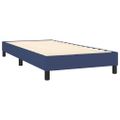 vidaXL Boxspring posteľ s matracom modrá 100x200 cm látka