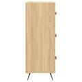 vidaXL Komoda so zásuvkami, dub sonoma 69,5x34x90 cm, kompozitné drevo