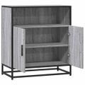 vidaXL Komoda sivá sonoma 68x35x76 cm kompozitné drevo