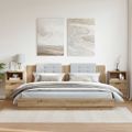 vidaXL Nočné stolíky 2 ks dub artisan 40x36x65 cm kompozitné drevo