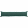 vidaXL Vankúše na pohovku 2 pcs Tmavozelená 200 x 40 cm