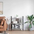 vidaXL Regál na knihy 5 úrovní 75 x 30 x 91 cm Kompozitné drevo