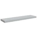 vidaXL Plávajúce nástenné police 2 ks betónovosivé 90x23,5x3,8 cm MDF