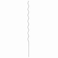 vidaXL Podpora rastlín 50 ks Zelená 170 x 0,6 x 0,6 cm Oceľ