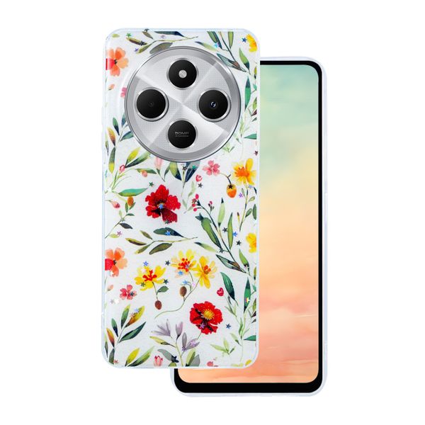 Glow Glam kryt pre Xiaomi Redmi Note 14 Pro 5G (Global) / Note 14 Pro Plus 5G (Global) biely