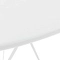 vidaXL 3-dielna bistro súprava biela oceľová