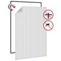vidaXL Magnetická okenná sieťka proti hmyzu biela 80x120 cm