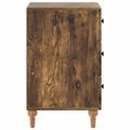 vidaXL Nočný stolík Dymový dub 43x 41 x 66,5 cm Kompozitné drevo