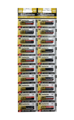 BC battieries Extra power alkalická AAA mikrotužková batéria 1,5V LR03 / 20ks BLISTR