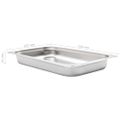 vidaXL Gastronádoby 4 ks, GN 1/1, 65 mm, nehrdzavejúca oceľ