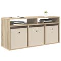 vidaXL Nízka skriňa so zásuvkou Sonoma dub 102 x 32 x 48,5 cm
