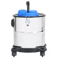 vidaXL Vysávač na popol s HEPA filtrom 1200 W 20 l nehrdzavejúca oceľ