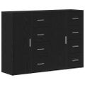 vidaXL Servírovacia skriňa 2 ks Čierny dub 60 x 31 x 84 cm