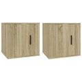 vidaXL Nástenné TV skrinky 2 ks dub sonoma 40x34,5x40 cm