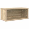 vidaXL Roh na skladovanie CD Dub sonoma 40 x 17 x 17 cm