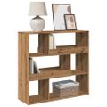 vidaXL Knižnica/deliaca stena dub artisan 100x33x94,5 cm