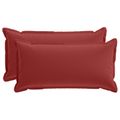 vidaXL Poťah na podložku 2 ks HOUTEN Víno červené 40 x 80 cm Polyester