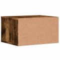vidaXL Stojan na tlačiareň dymový dub 40x32x22,5 cm kompozitné drevo