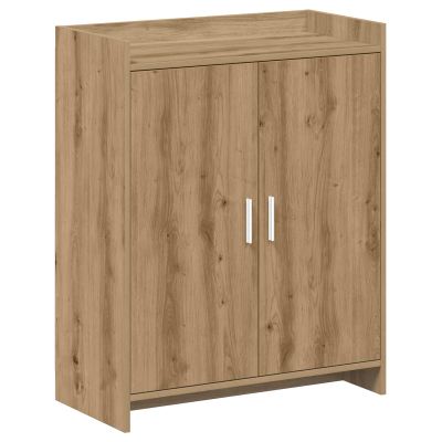 vidaXL Skriňa na topánky s úložiskom Dub artisan 73,5 x 36 x 92 cm
