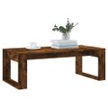 vidaXL Konferenčný stolík dymový dub 102x50x35 cm kompozitné drevo