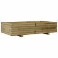vidaXL Záhradný kvetináč 110x60x26,5 cm impregnovaná borovica