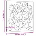 vidaXL Záhradná dekorácia 55x55cm kortenová oceľ dizajn listu