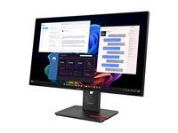 LED monitor - 27" - 3840 x 2160 4K @ 60 Hz - IPS - 350 cd/m² - 1500:1 - HDR10 - 4 ms - HDMI, DisplayPort, USB-C - čierna eclipse - s ThinkVision MC 60 monitor webcam