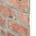 vidaXL 3D nástenné panely s dizajnom červených tehál 10 ks EPS