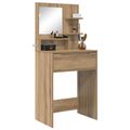 vidaXL Toaletné stolíky do spálne Remeselný dub 80 x 39,6 x 135 cm
