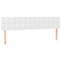 vidaXL Boxspring posteľ s matracom biela 180x200 cm umelá koža