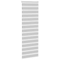 vidaXL Zebra roleta svetlosivá 85x230 cm šírka látky 80,9 cm polyester