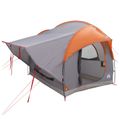 vidaXL Auto Stan Šedá a oranžová 239 x 210 x 210 cm Polyester a oceľ