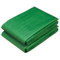 vidaXL Plachta s očkami 2 ks Zelená 3 x 2 m 260 gsm PE