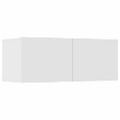 vidaXL TV skrinky 4 ks biele 80x30x30 cm spracované drevo