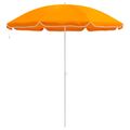 vidaXL Záhradný slnečník 240 cm 170T polyester Oranžová
