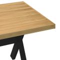 vidaXL Jedálenský stôl NOAIN nohy v tvare X, 180x90x75 cm, borovicový