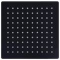 vidaXL Dažďová sprchová hlavica, oceľ 20x20 cm, štvorcová, čierna