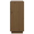 vidaXL Komoda medovo-hnedá 110,5x35x80 cm masívne borovicové drevo