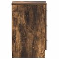 vidaXL Nočné stolíky 2 ks údený dub 38x35x56 cm spracované drevo