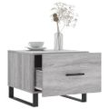 vidaXL Konferenčné stolíky 2ks sivé sonoma 50x50x40cm kompozitné drevo