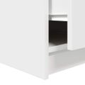 vidaXL konferenčný stolík so zásuvkami, biely 70,5x70x40 cm