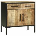 vidaXL Servírovacia skriňa so zásuvkou 70 x 35 x 70 cm Mangový masív