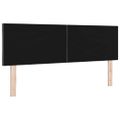 vidaXL LED hlavová doska Tmavo šedá 144 cm Zamat